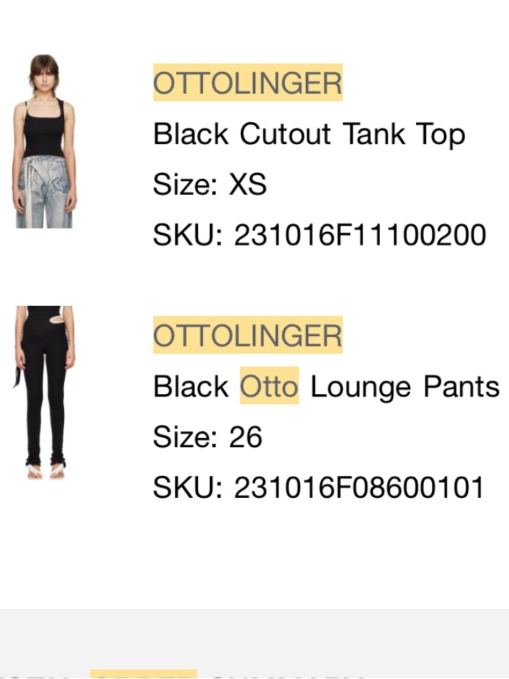 Ottolinger set